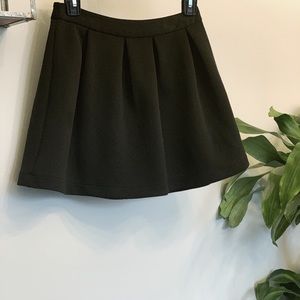 Black Mini Skater Skirt